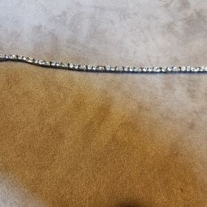 Elegant Silver Tennis Bracelet